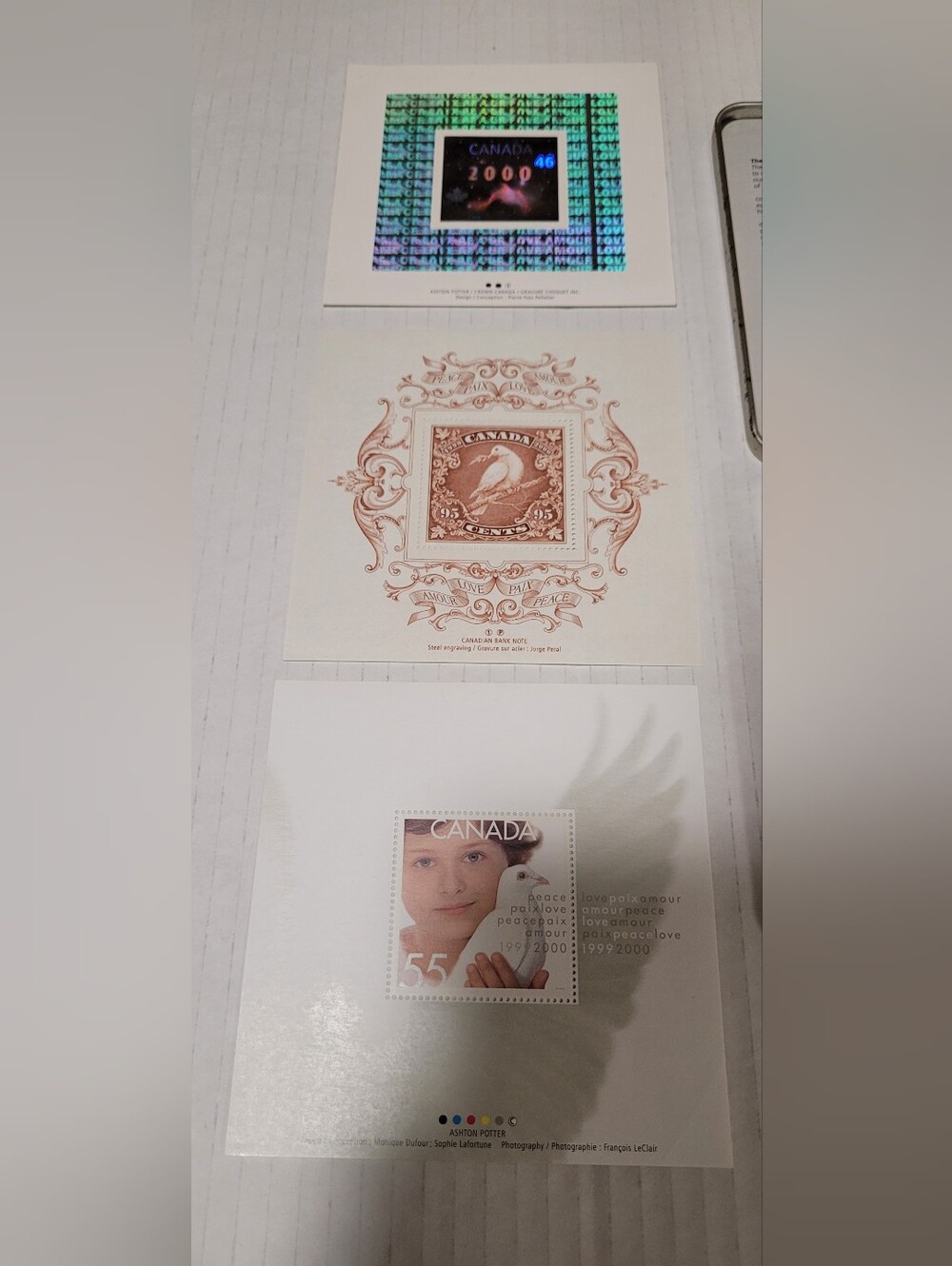 Canada Post Official Millennium Keepsake Coin & Stamp Set 1999 2000 - Vintage - Picture 4 of 7